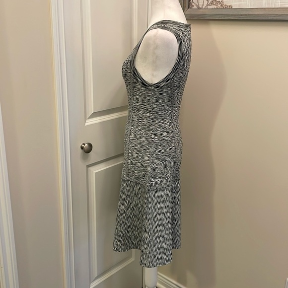 Lela Rose Black and White Patterned Dress - Picture 9 of 16